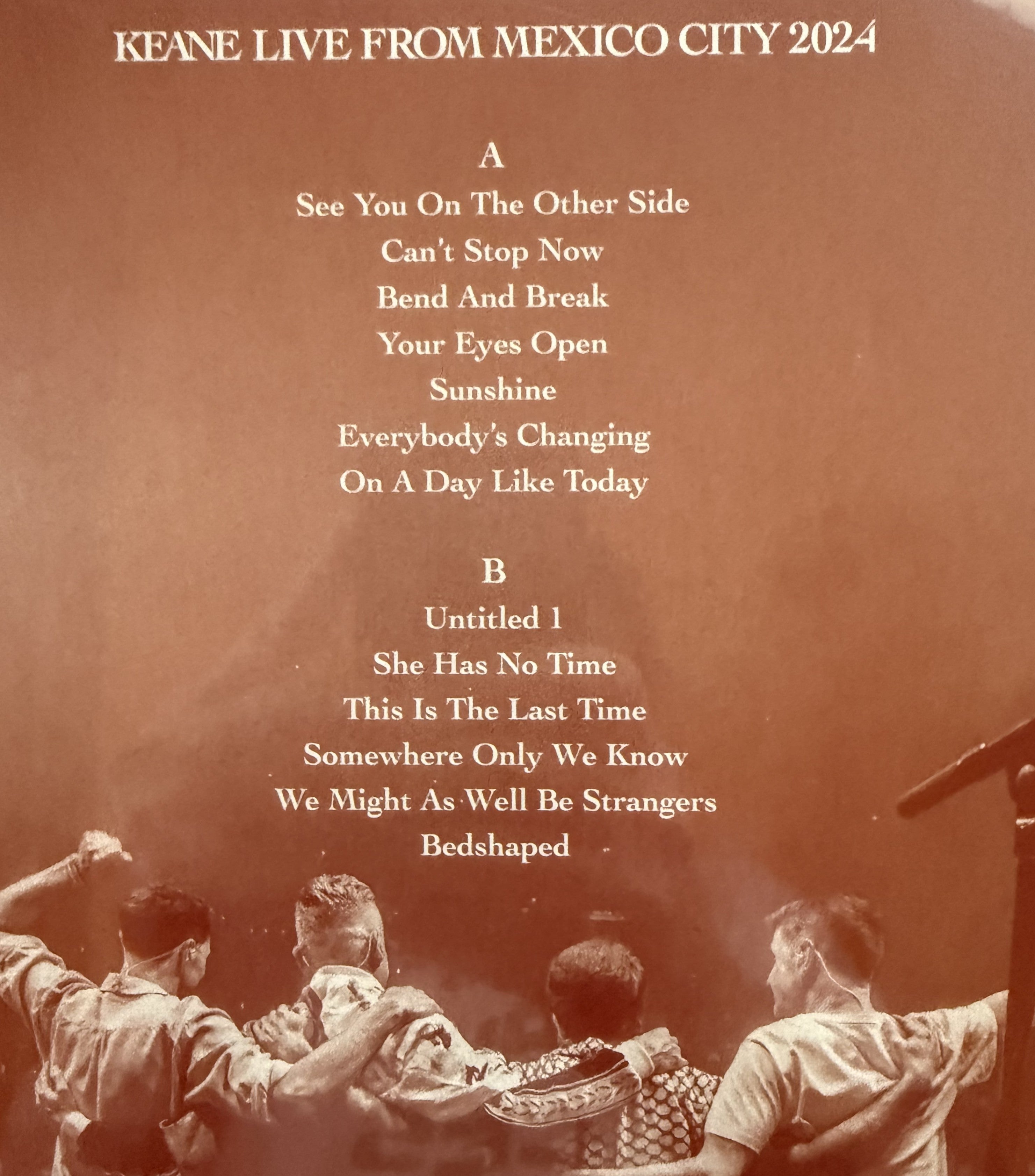 Keane - Live From Mexico City 2024 - Sealed/Mint/Ltd Edition/Import