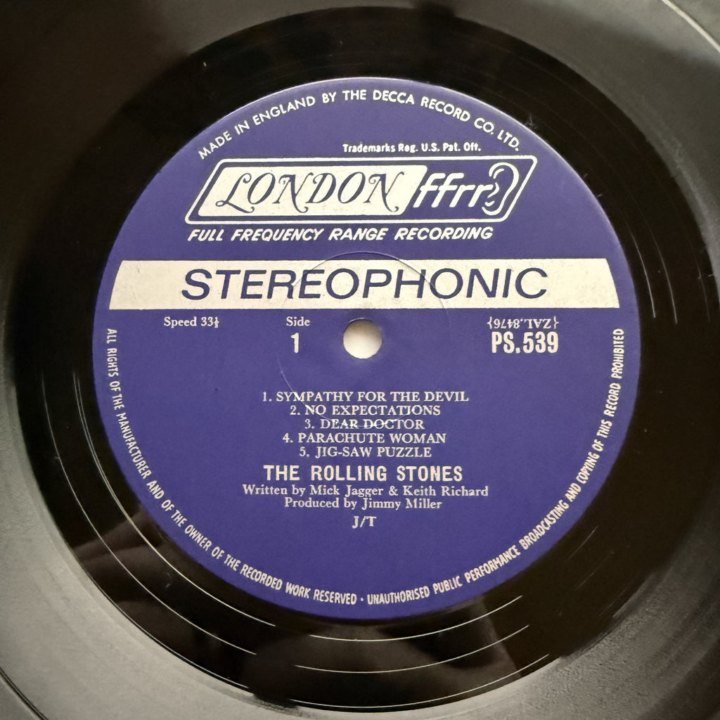 The Rolling Stones - Beggars Banquet - 1968 UK export for Japan - VG+/VG