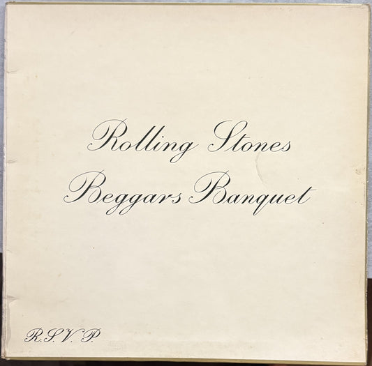 Rolling Stones - Beggars Banquet - 1968 UK Japan export - VG+/VG - w flexi-disc!