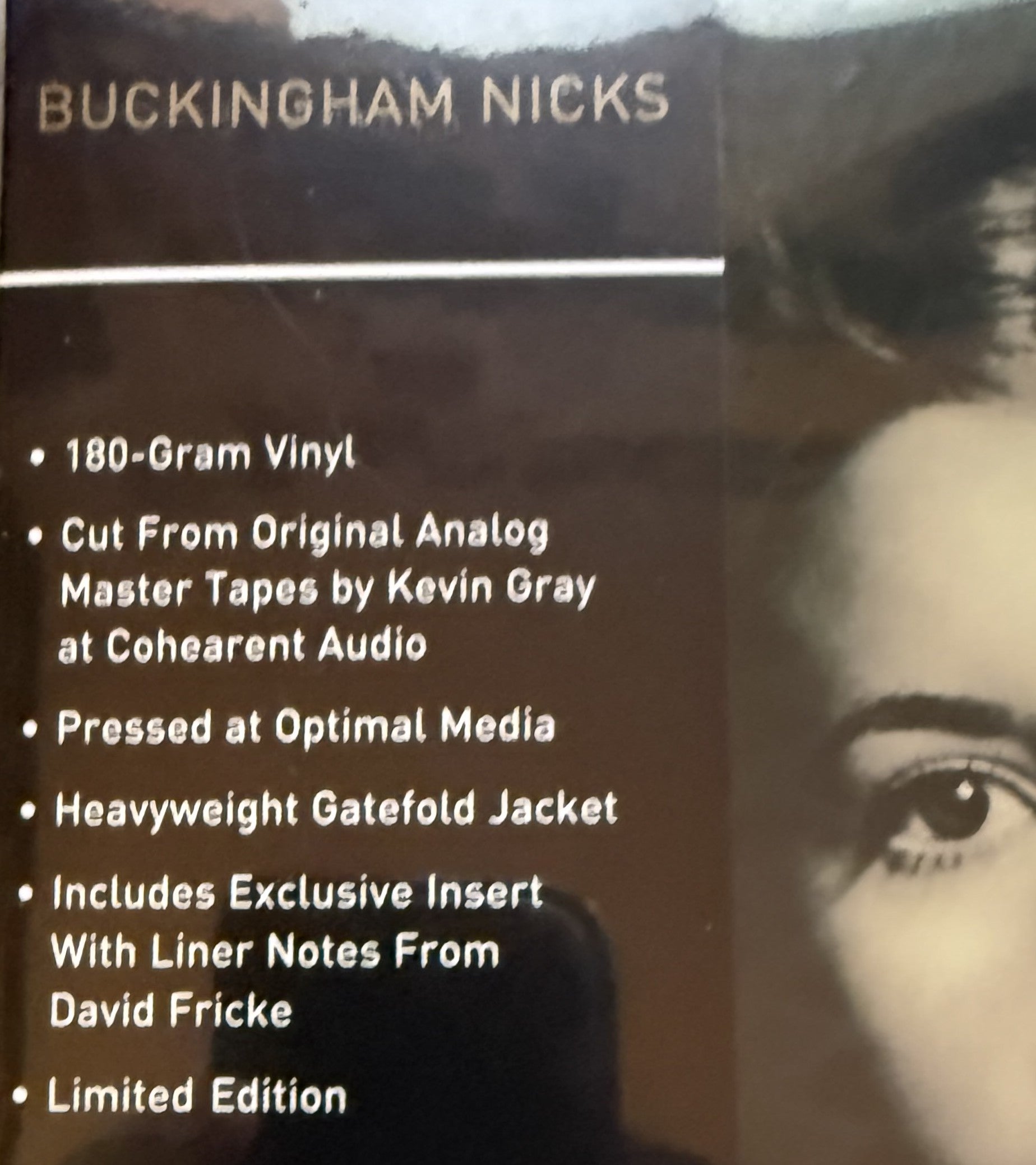 Buckingham Nicks - Buckingham Nicks - Obi, Ltd Edition, 180g vinyl, SEALED/MINT