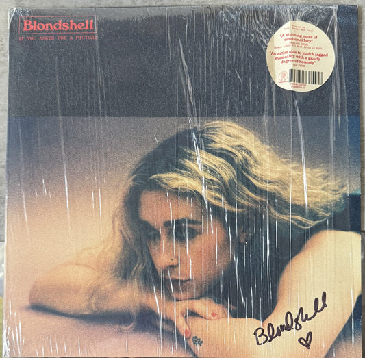 SIGNED - Blondshell If You Asked For A Picture 2025 NM Red Vinyl