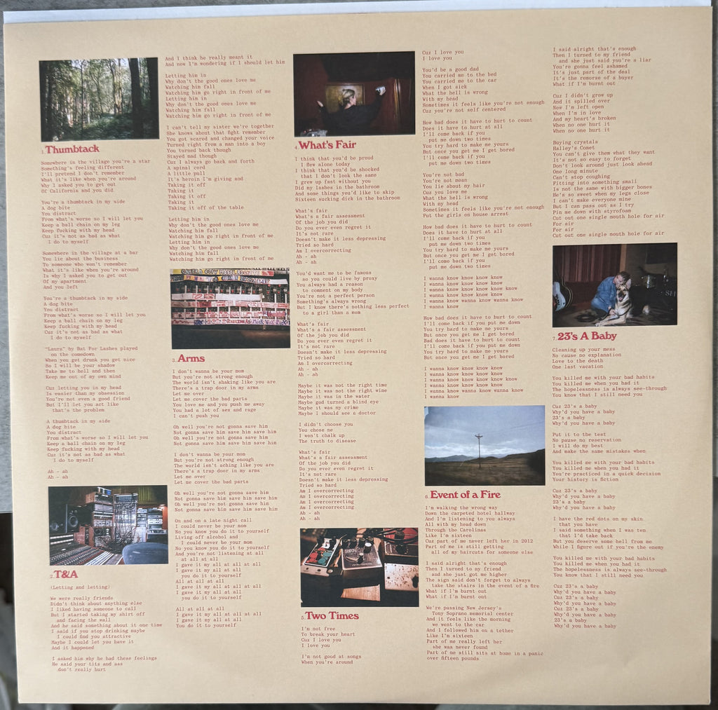 SIGNED - Blondshell If You Asked For A Picture 2025 NM Red Vinyl