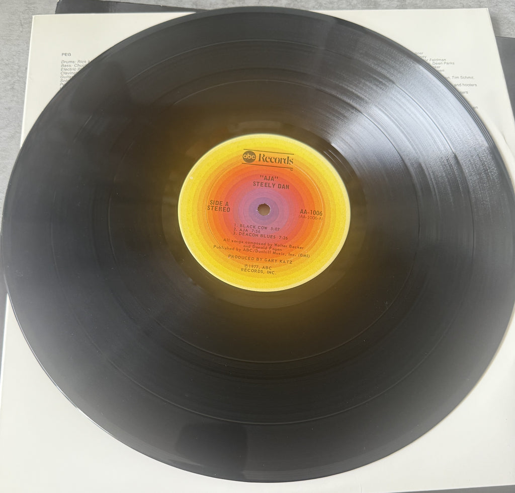Steely Dan - Aja - 1977 repress used vinyl - VG+ / VG+ - Early Pressing!