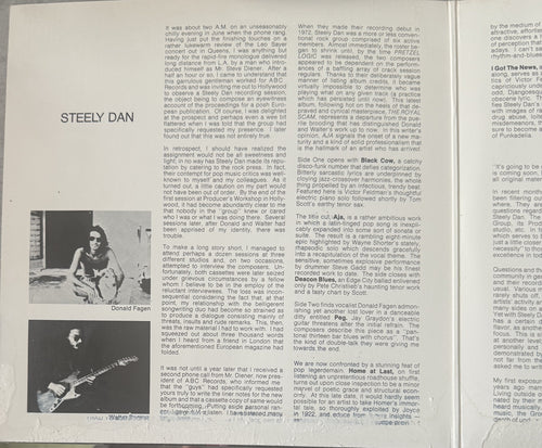 Steely Dan - Aja - 1977 repress used vinyl - VG+ / G+ - Early Pressing!