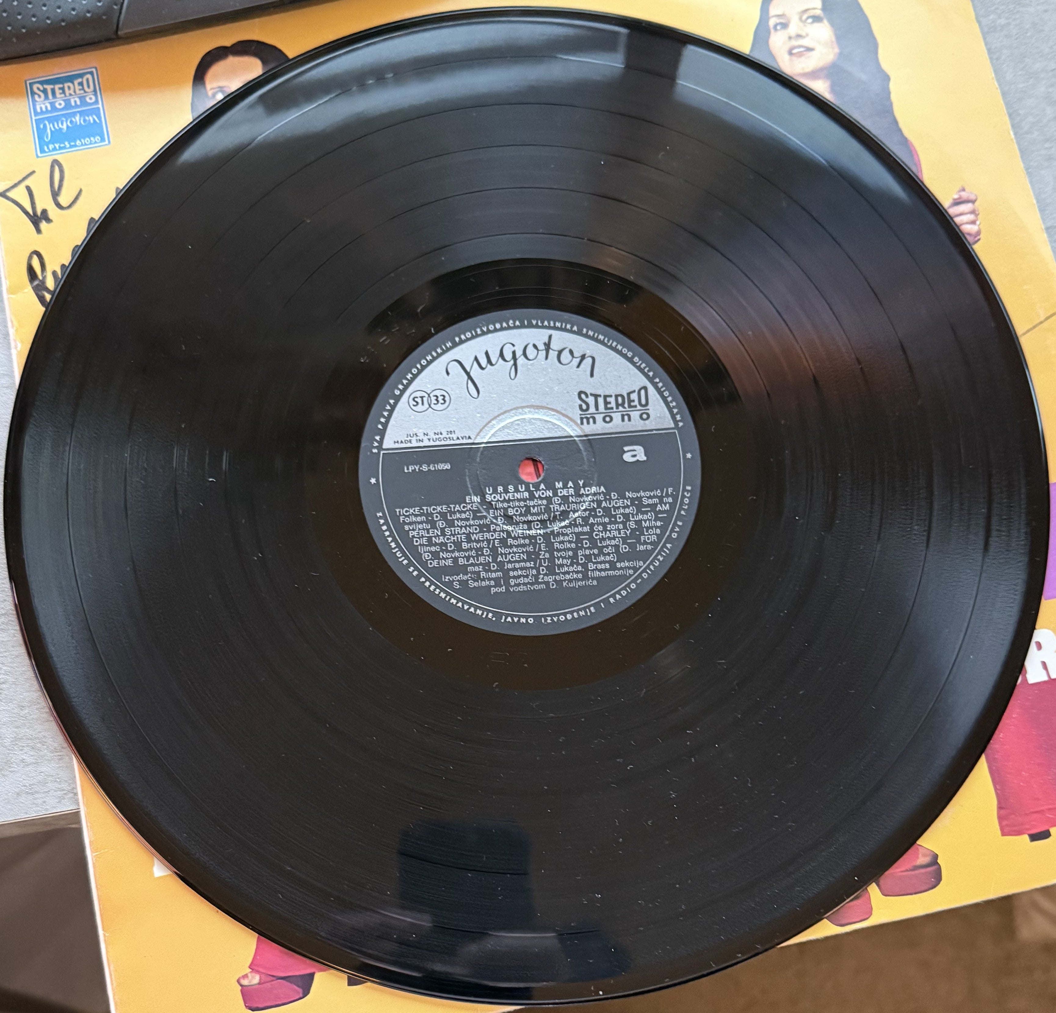 AUTOGRAPHED - Ursula May - Ein Souvenir von der Adria - 1973 Mono - VG+/VG Vinyl