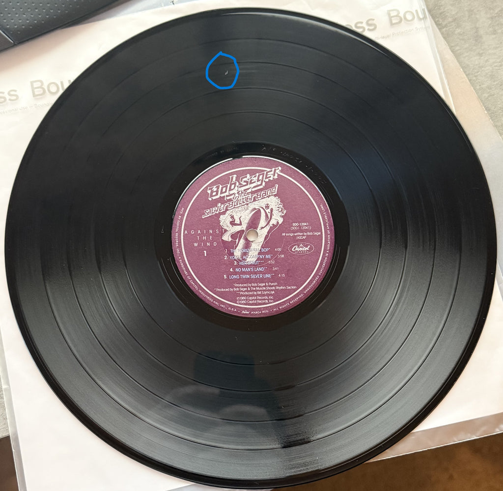 Bob Seger - Against The Wind - 1980 used vinyl - VG+/G (plays great!)