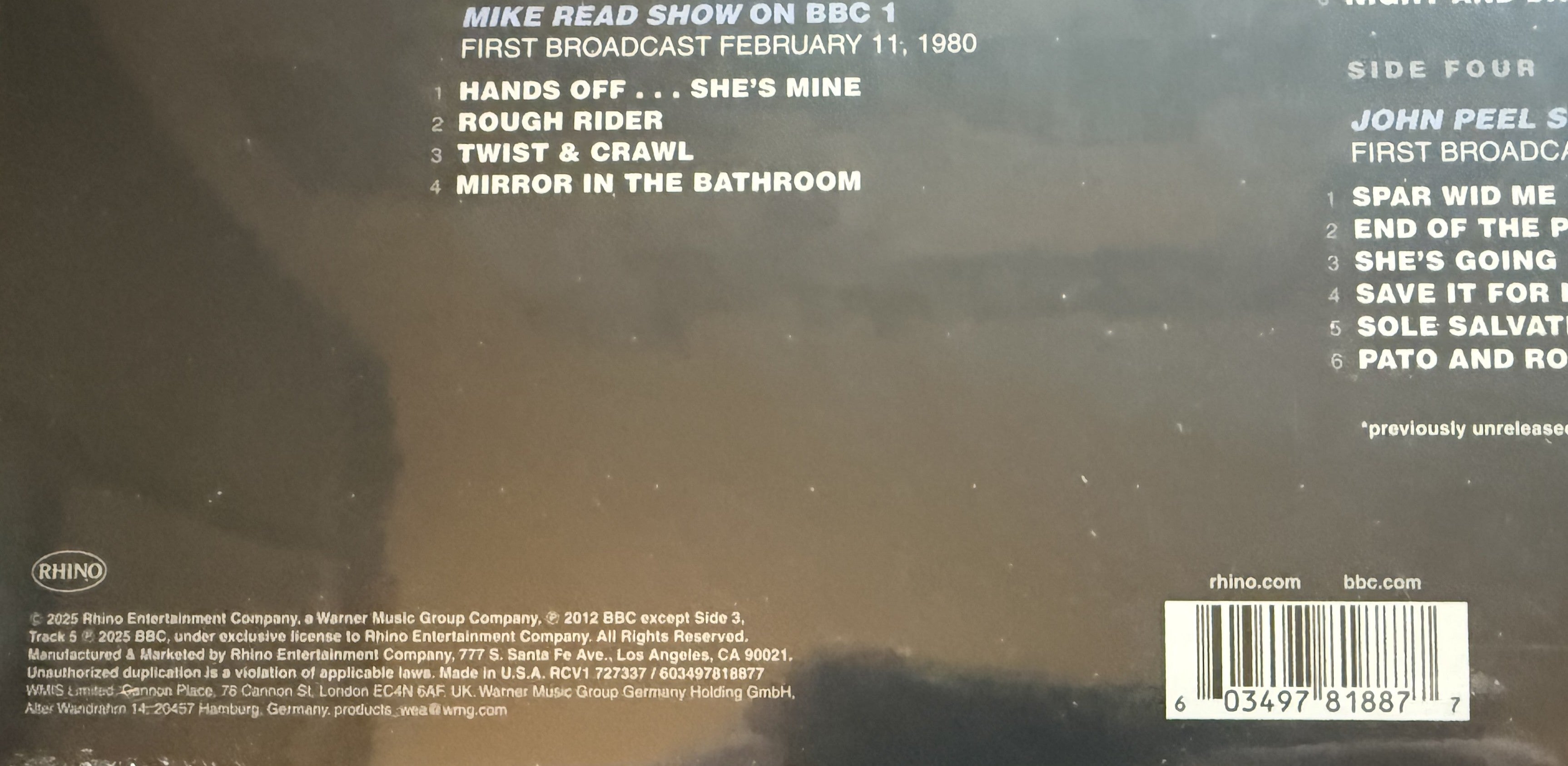The Beat At The BBC -RSD Black Friday -Sealed/NM -2025 Clear Vinyl