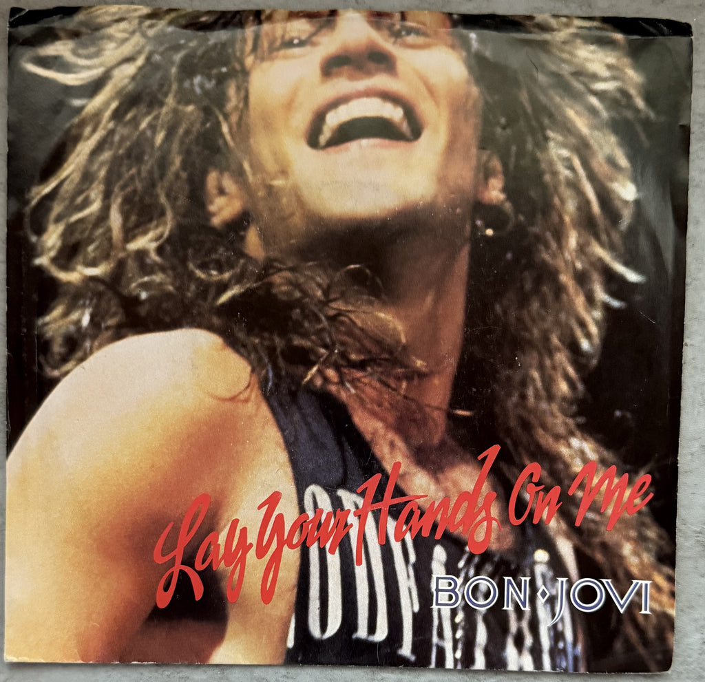 5 Bon Jovi 7" singles - 1984-1989 - VG+ You Give Love a Bad Name, Runaway!
