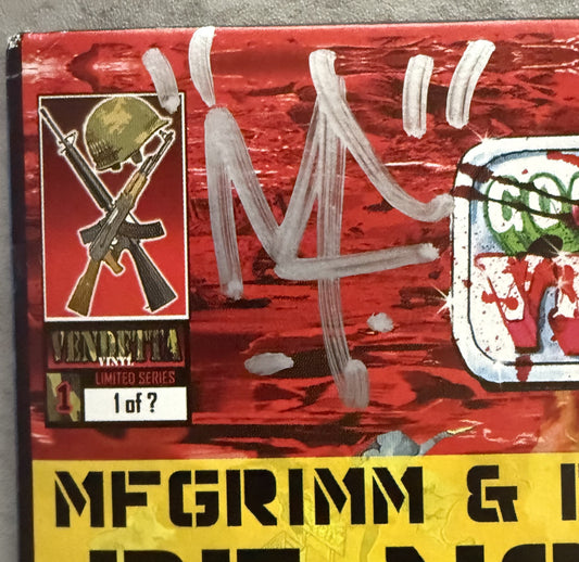 SIGNED - MF Grimm & Drasar Monumental -Be Noble/Time -VG+ ltd/numbered