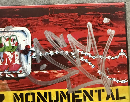 SIGNED - MF Grimm & Drasar Monumental -Be Noble/Time -VG+ ltd/numbered