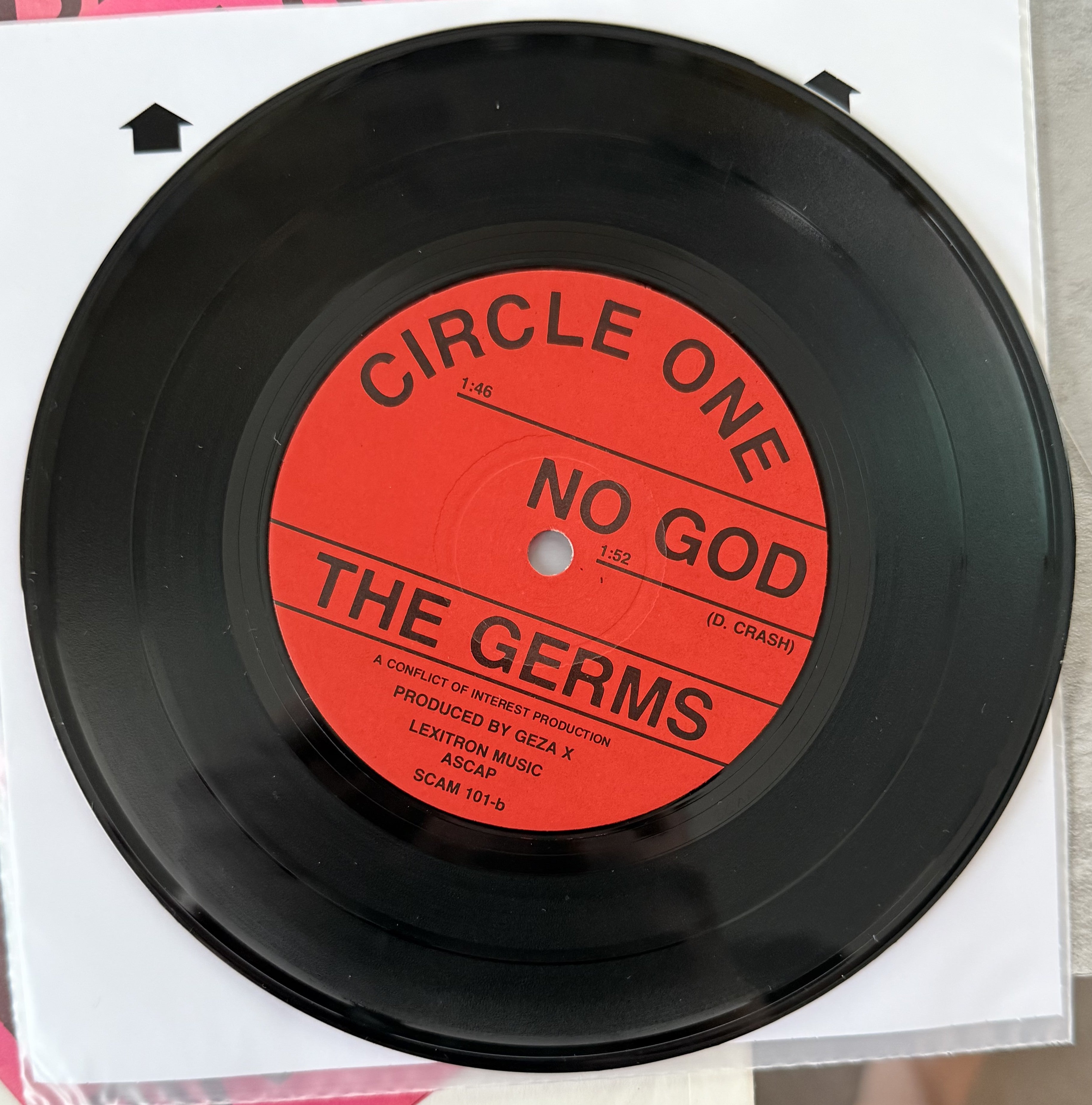 GRAIL!  Germs - Lexicon Devil 1978 Original 1st Press - Pink Sleeve NM/NM