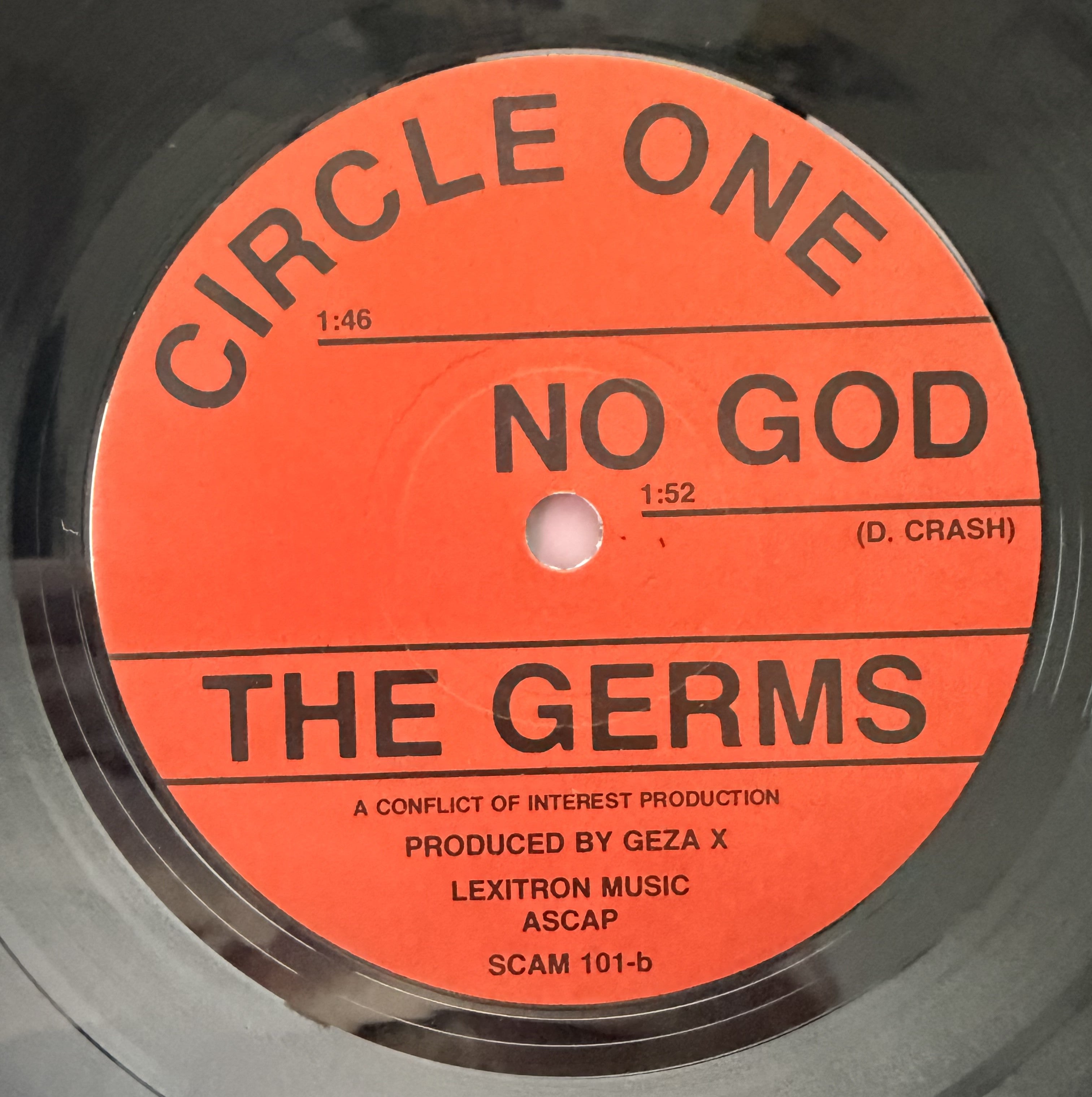 GRAIL!  Germs - Lexicon Devil 1978 Original 1st Press - Pink Sleeve NM/NM