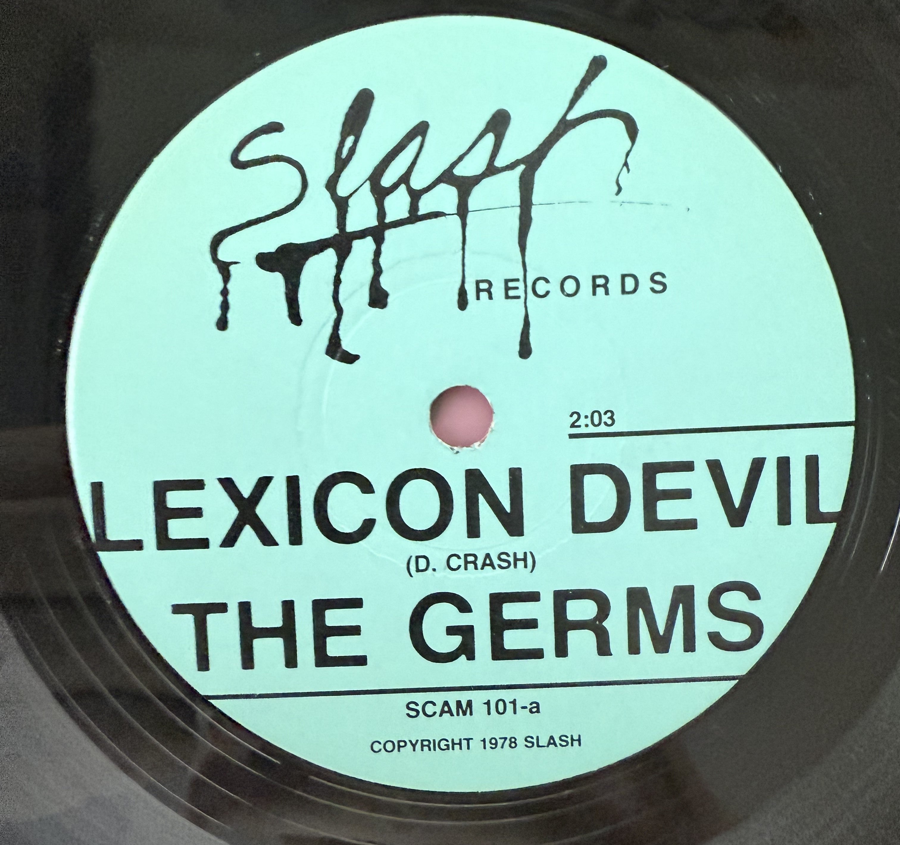 GRAIL!  Germs - Lexicon Devil 1978 Original 1st Press - Pink Sleeve NM/NM
