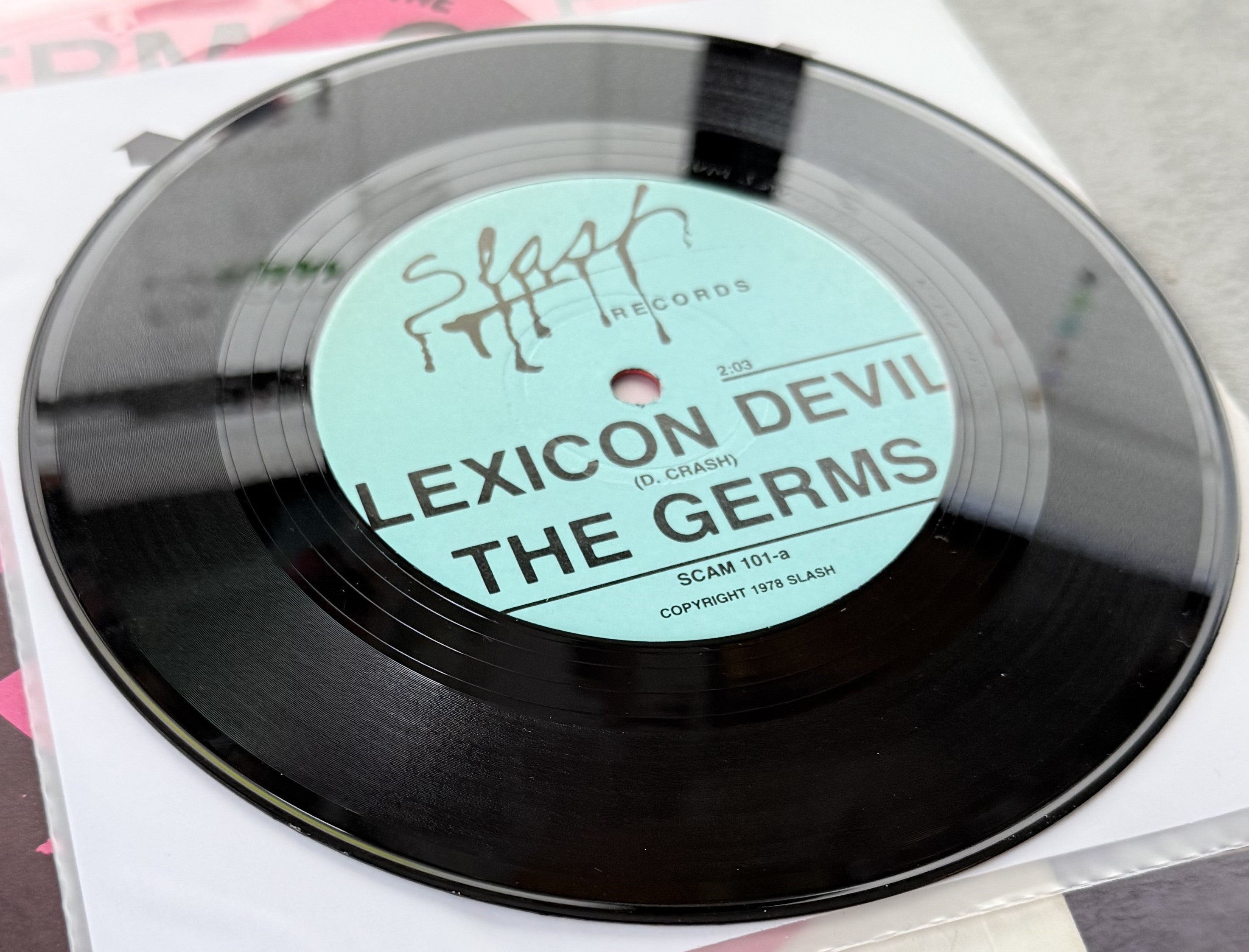 GRAIL!  Germs - Lexicon Devil 1978 Original 1st Press - Pink Sleeve NM/NM