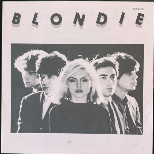 Blondie - 1977 Japanese FIRST PRESS vinyl w/ insert - VG+/VG+ (no obi)