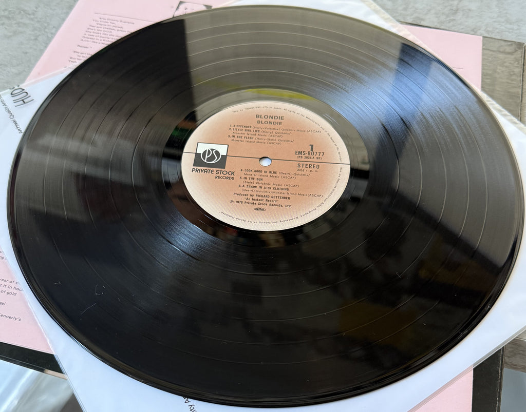 Blondie - 1977 Japanese FIRST PRESS vinyl w/ insert - VG+/VG+ (no obi)