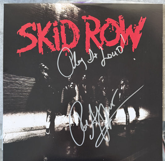 AUTOGRAPHED Skid Row - Skid Row - 2021 30th Anniversary 180g Purple Vinyl NM/NM