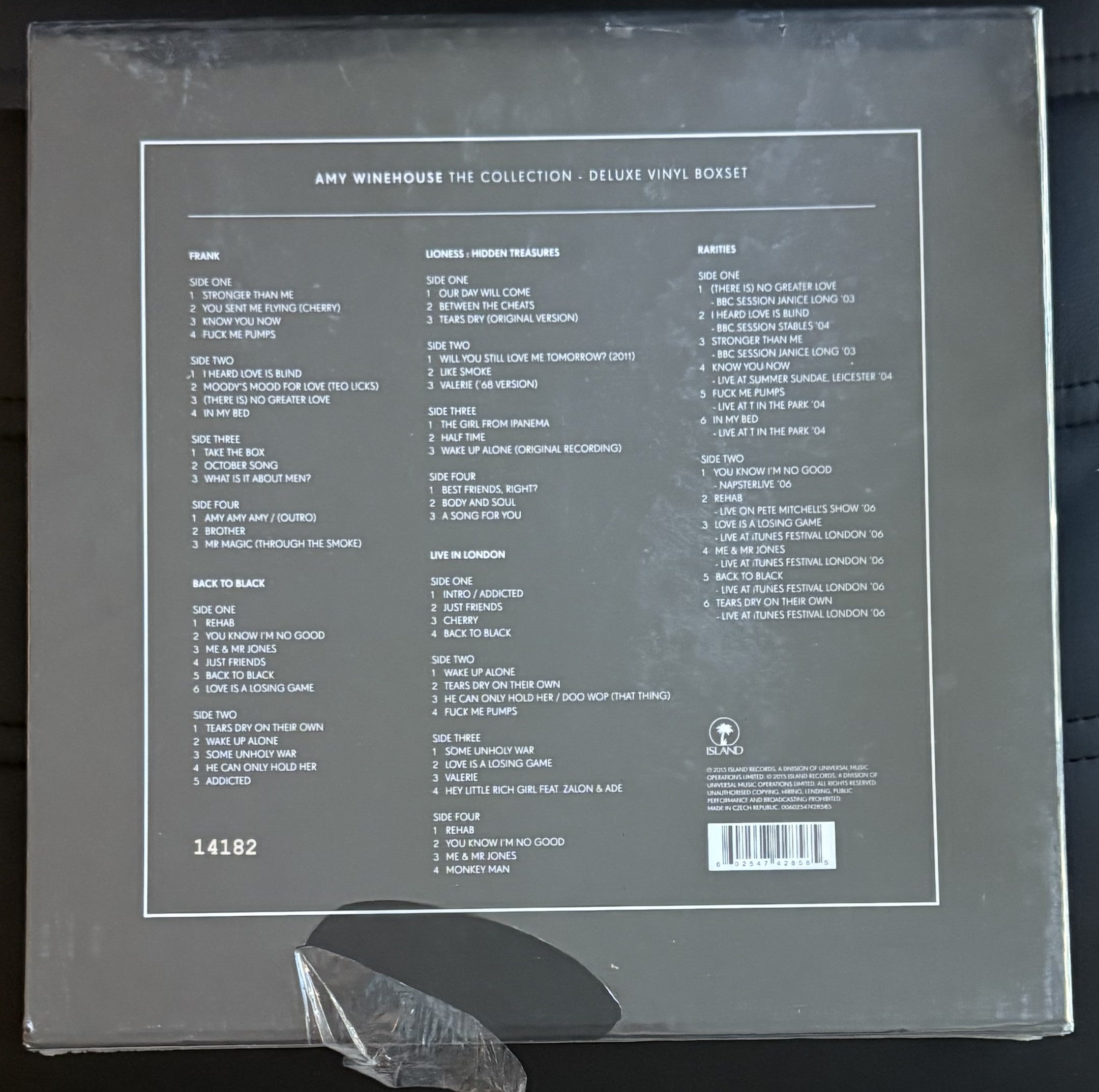 Amy Winehouse - The Collection - EU import 2015 box set (8 LPs) - SEALED/MINT #D