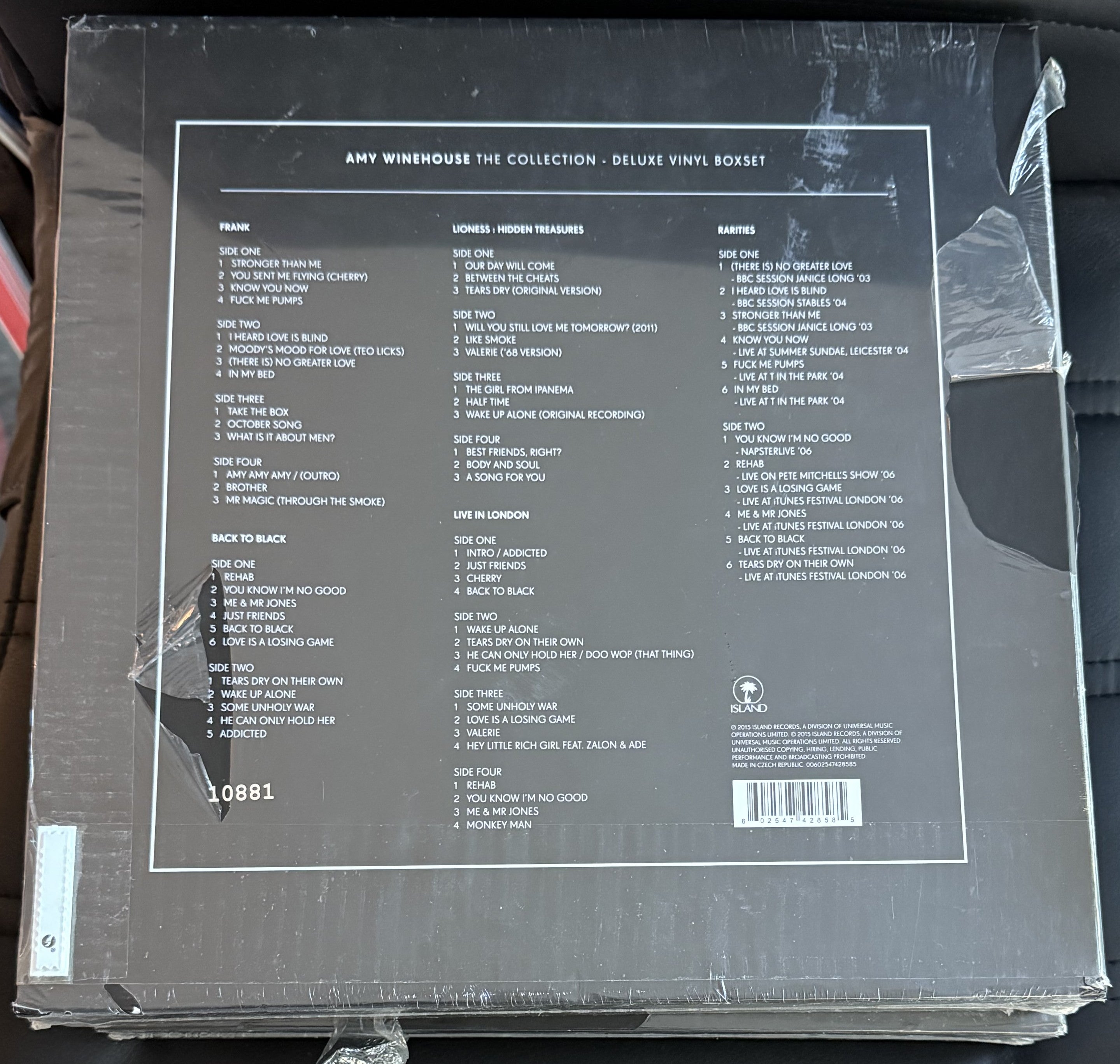 Amy Winehouse - The Collection - EU import 2015 box set (8 LPs) - SEALED/MINT #D