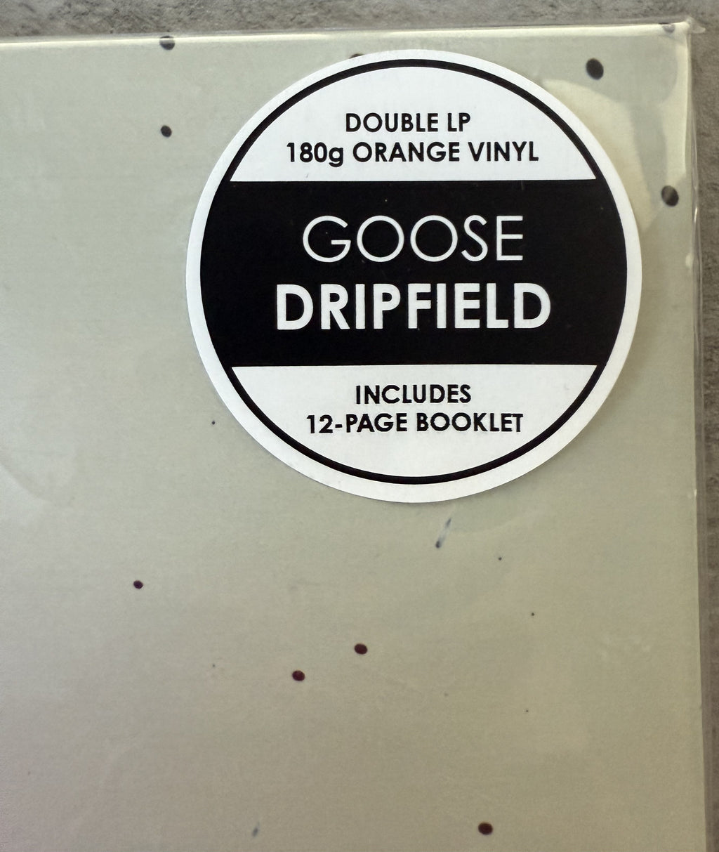 Goose -Dripfield -2023 1st press, SEALED/NM, 180g Orange vinyl, ltd edition 2xLP