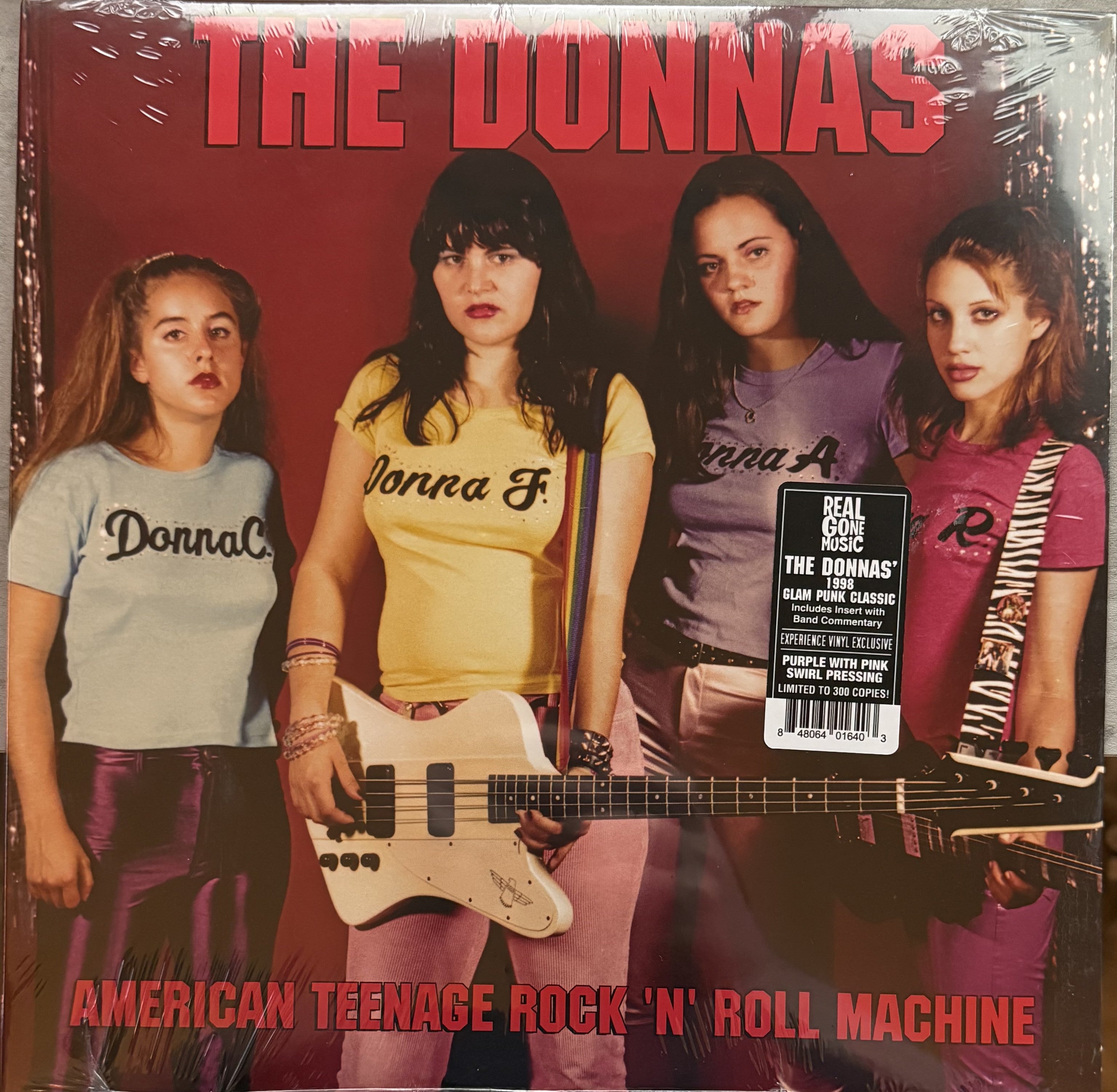 The Donnas - 2023 ltd edition (only 300 pressed) - SEALED/NM, colored vinyl