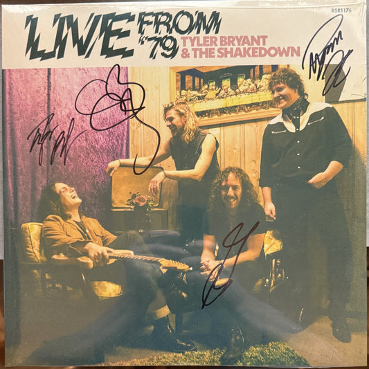 AUTOGRAPHED Tyler Bryant & The Shakedown -Live From '79 SEALED/NM