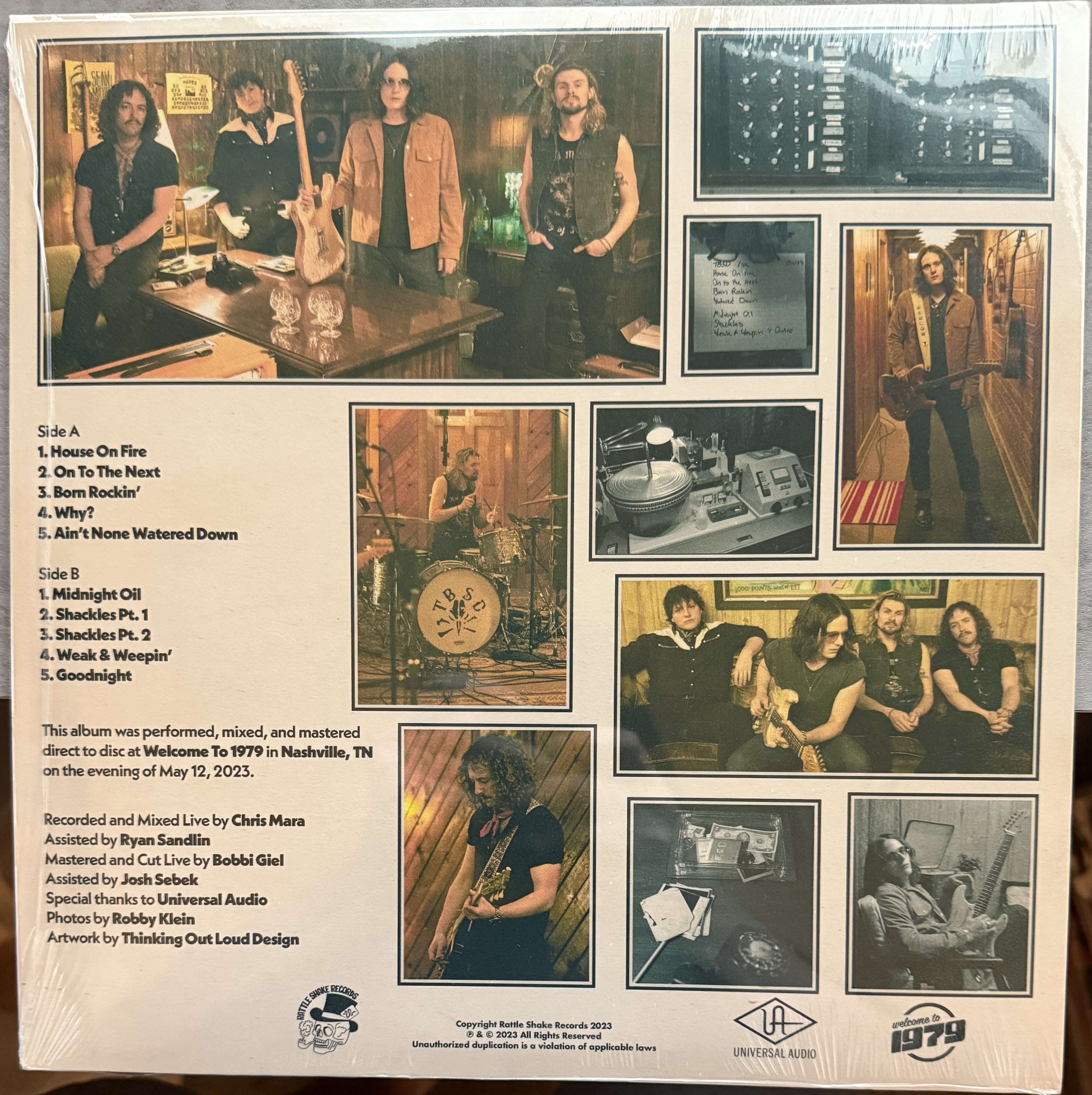 AUTOGRAPHED Tyler Bryant & The Shakedown -Live From '79 SEALED/NM