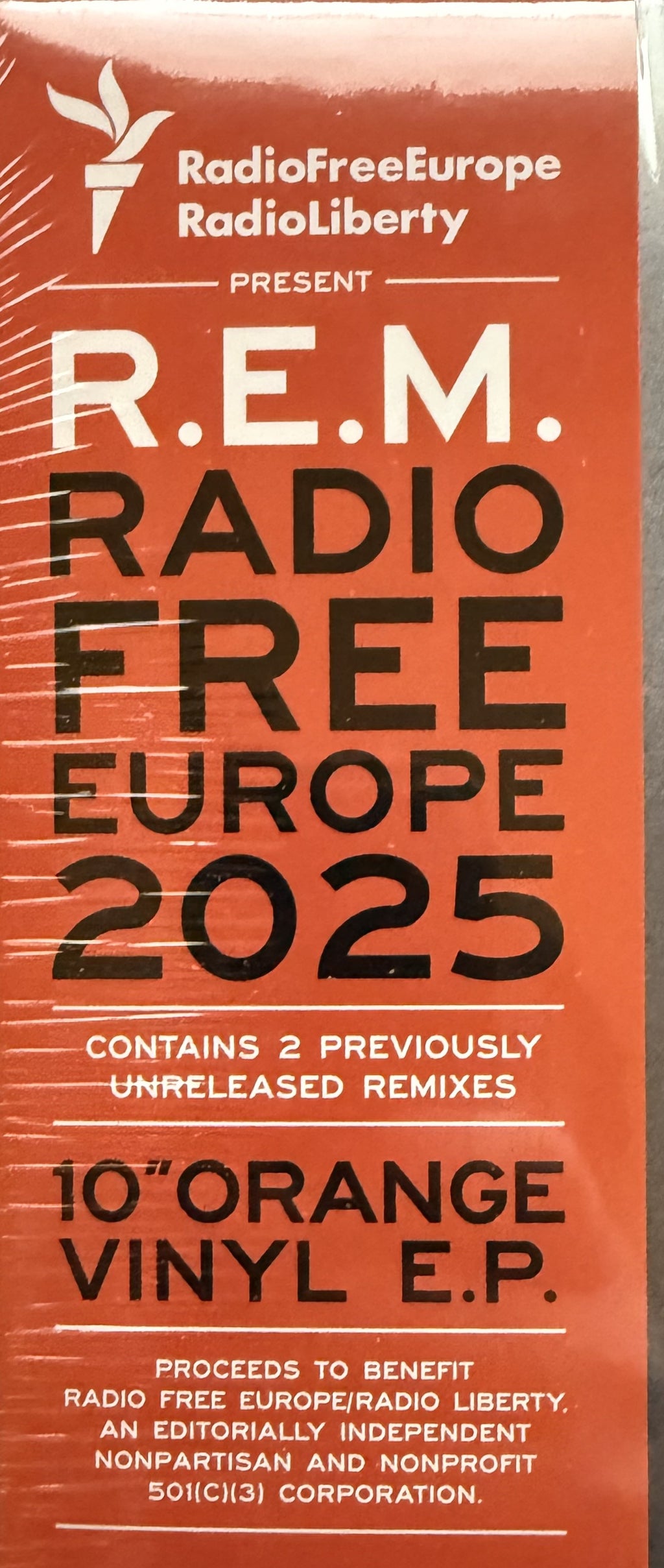 REM -Radio Free Europe 2025 SEALED/NM Benefit EP 75th anniv of RFE/RadioLiberty