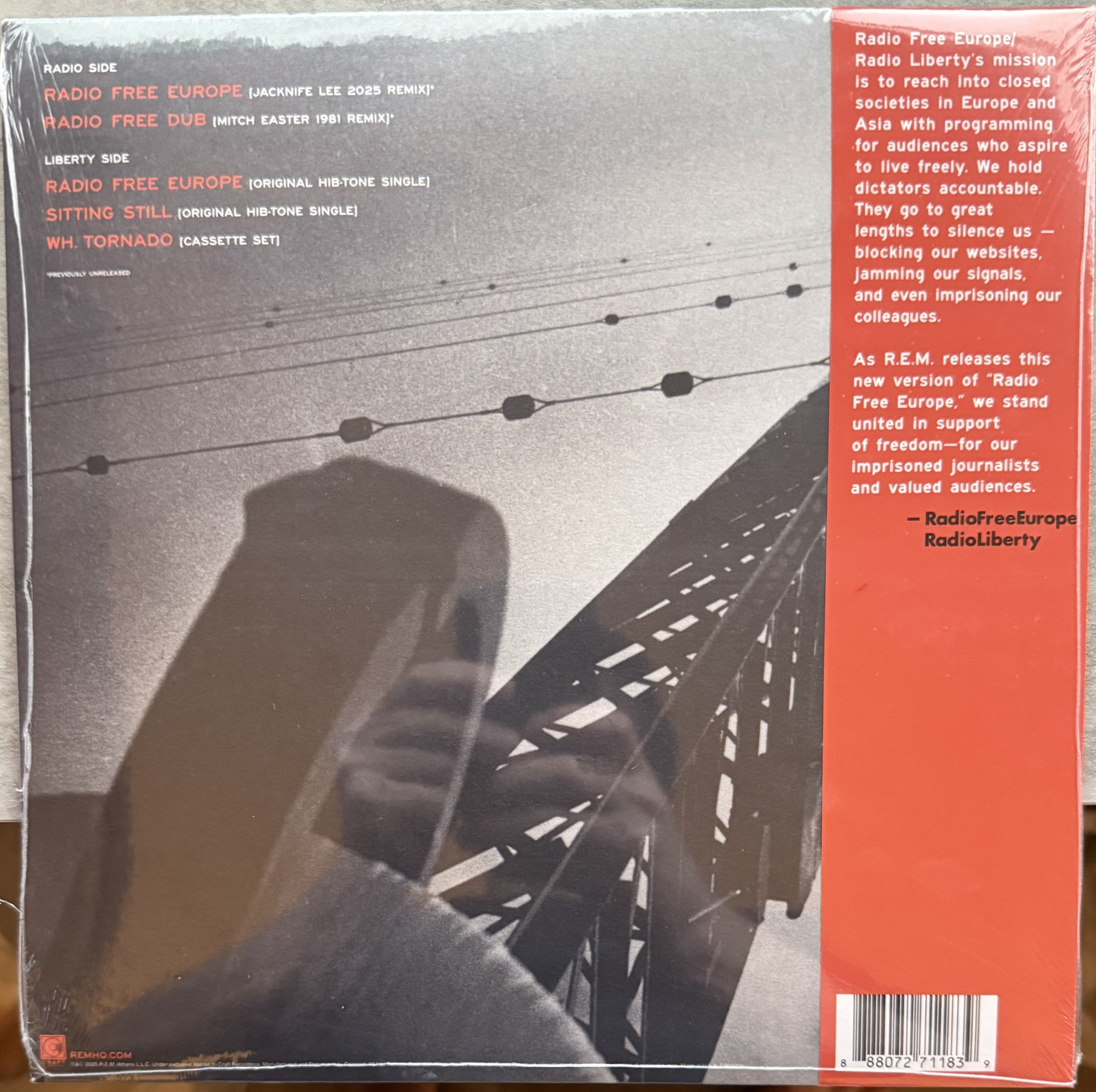 REM -Radio Free Europe 2025 SEALED/NM Benefit EP 75th anniv of RFE/RadioLiberty
