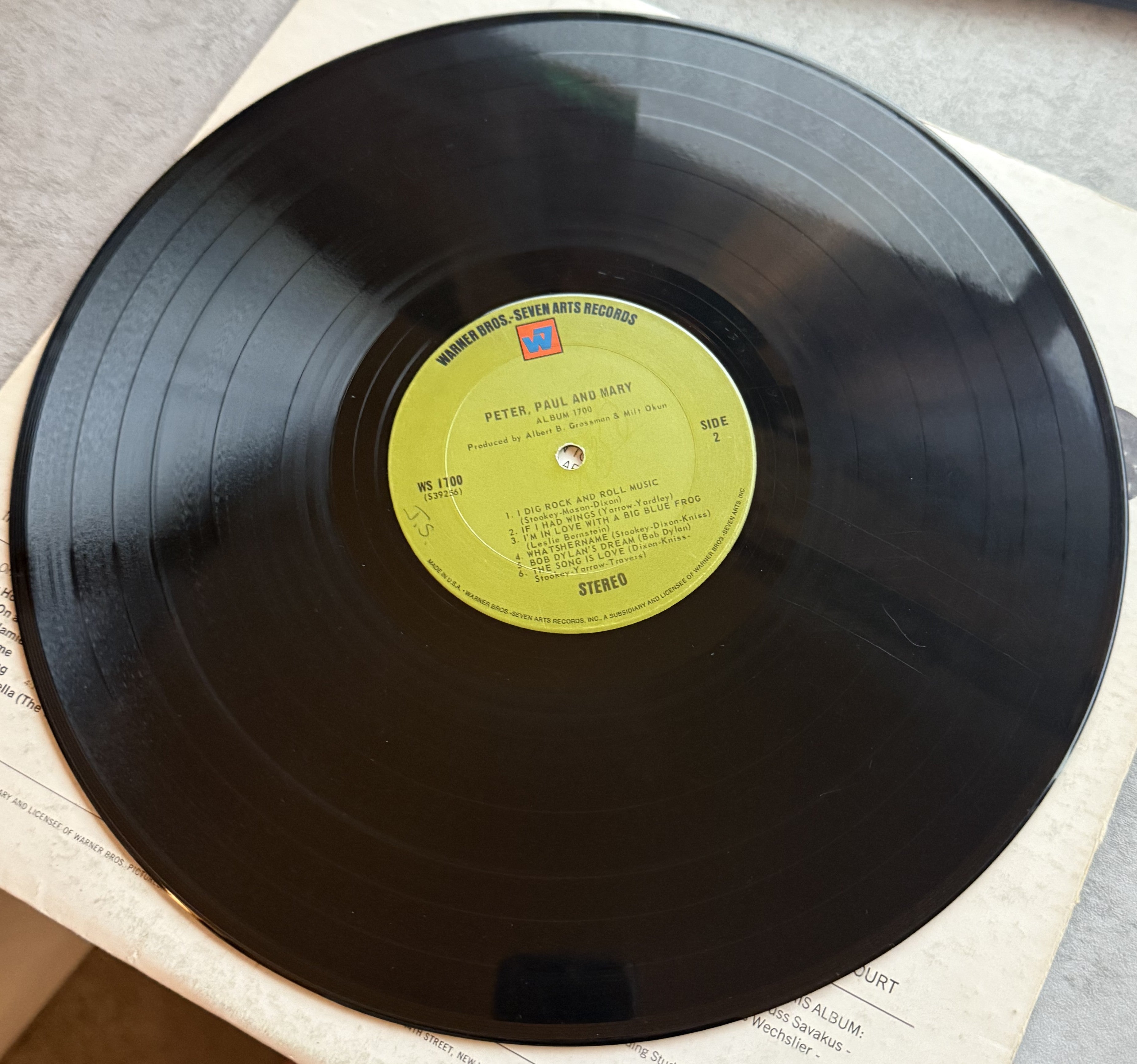 Peter Paul & Mary - Album 1700 - 1968 used vinyl G+/VG