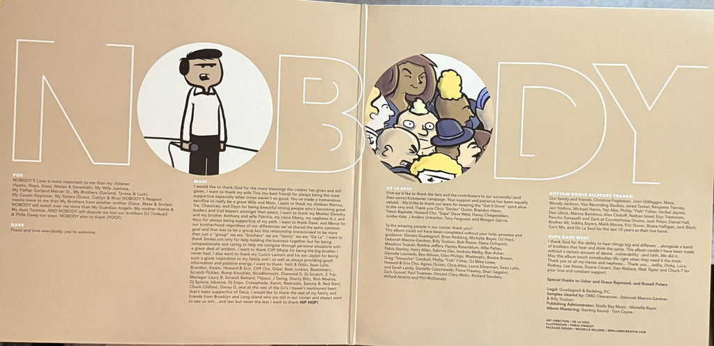 De La Soul -and the ANONYMOUS NOBODY -2016 ltd edition (750) 2xLP - VG+/VG+