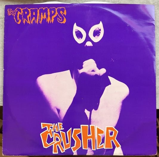 The Cramps -The Crusher -OG FIRST PRESS UK release, 12" 3-track, VG+/VG