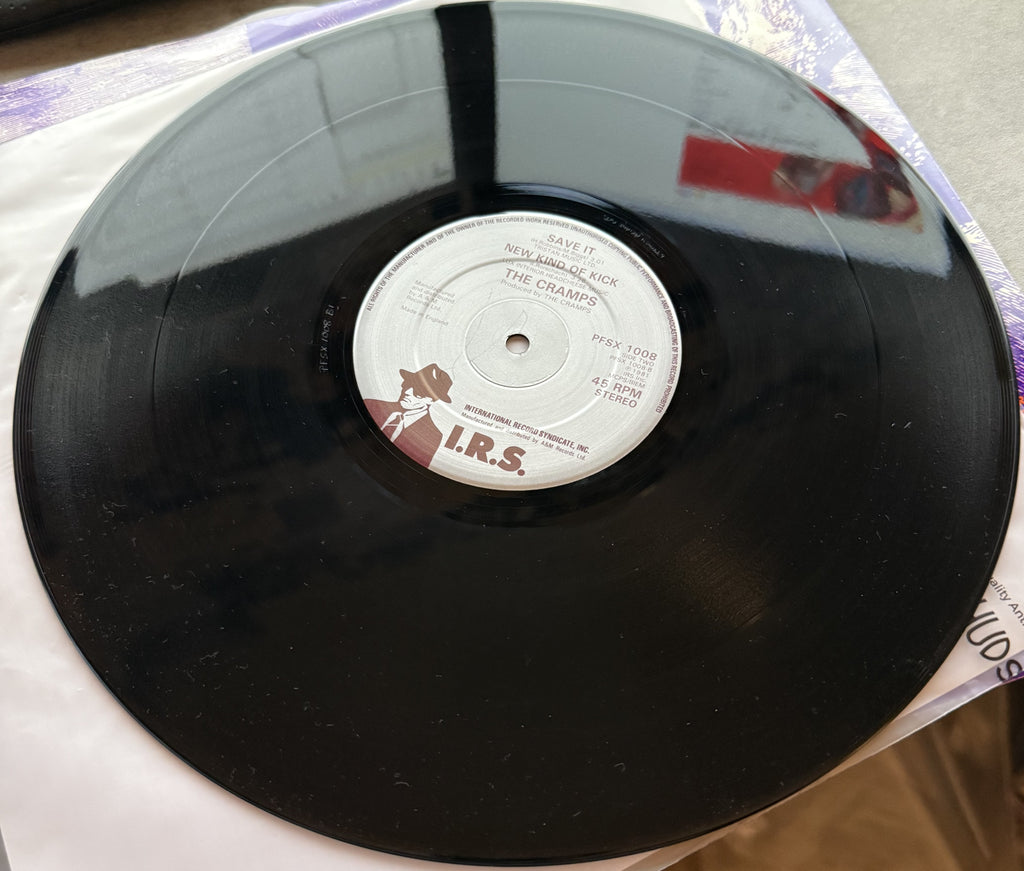 The Cramps -The Crusher -OG FIRST PRESS UK release, 12" 3-track, VG+/VG