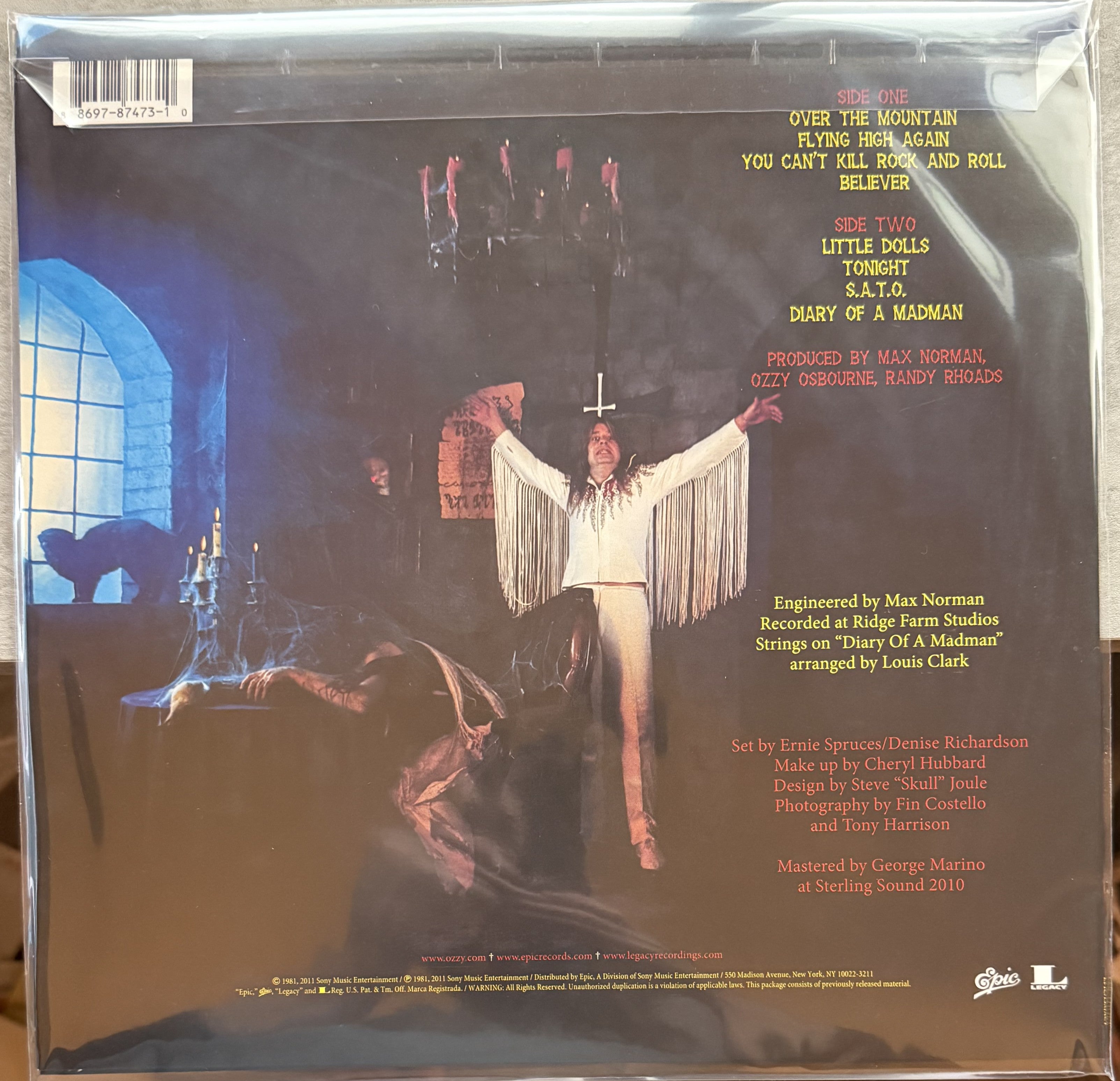 PIC DISC -Ozzy Osbourne -Diary of a Madman -2011 reissue, ltd edition, SEALED/NM