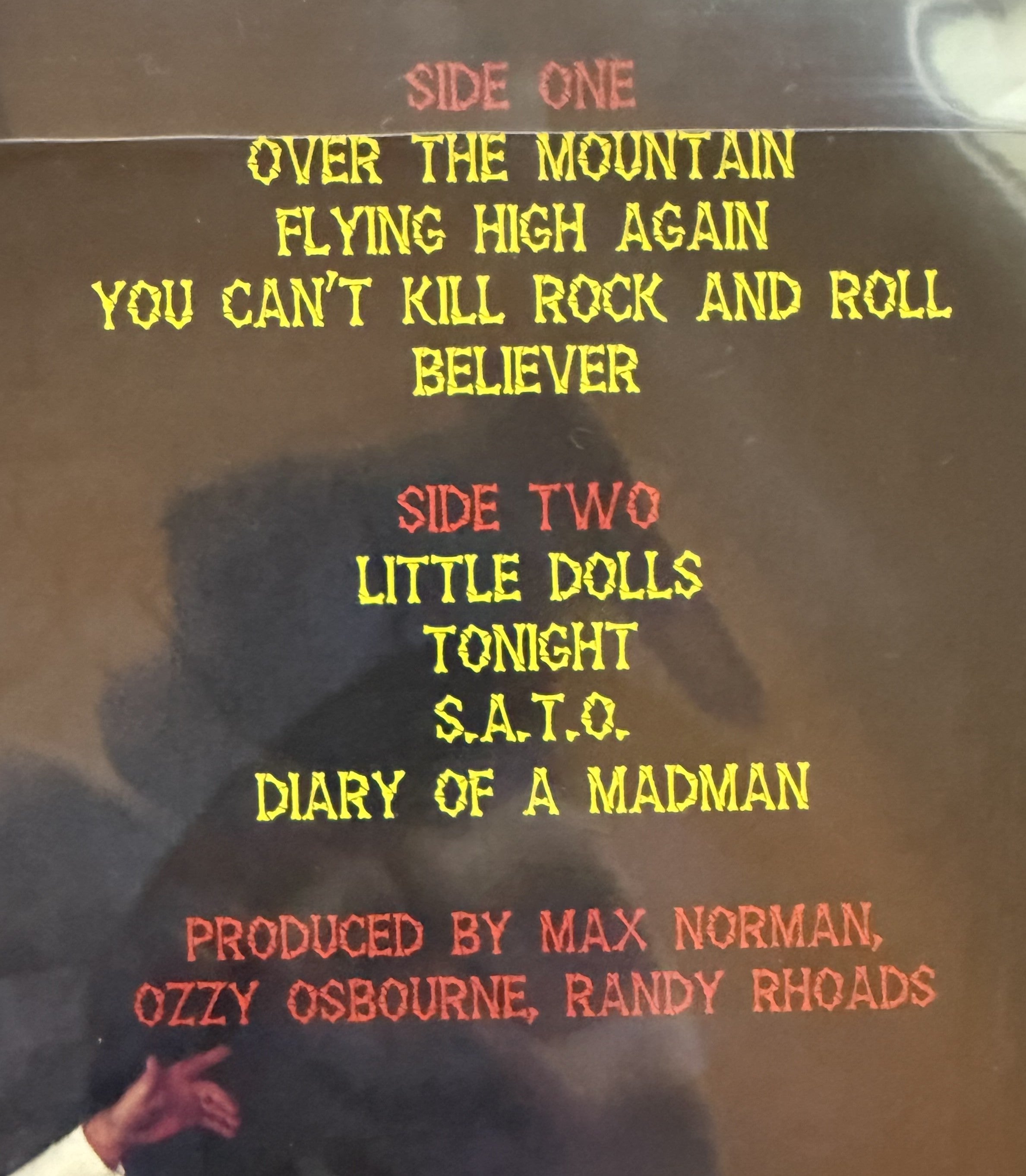 PIC DISC -Ozzy Osbourne -Diary of a Madman -2011 reissue, ltd edition, SEALED/NM