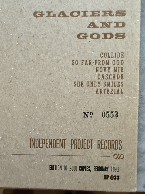RARE-Autumnfair -Glaciers & Gods -1990 1st press, ltd ed (2,000), #'d, VG+/VG+