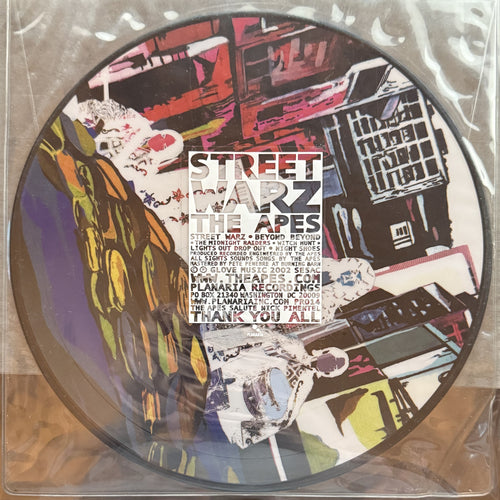 The Apes -Street Warz, 2002 ltd edition (500) 10" picture disc NM