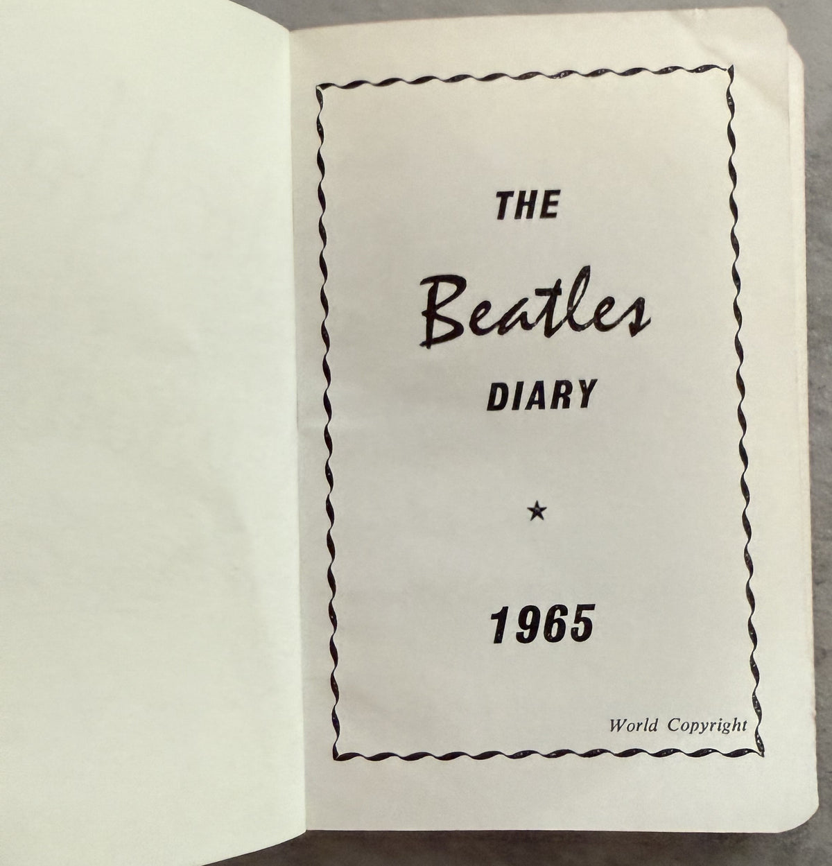 Beatles Memorabilia/collectors items: 1960s postcards, 1965 diary, poster book, reproduction postcards