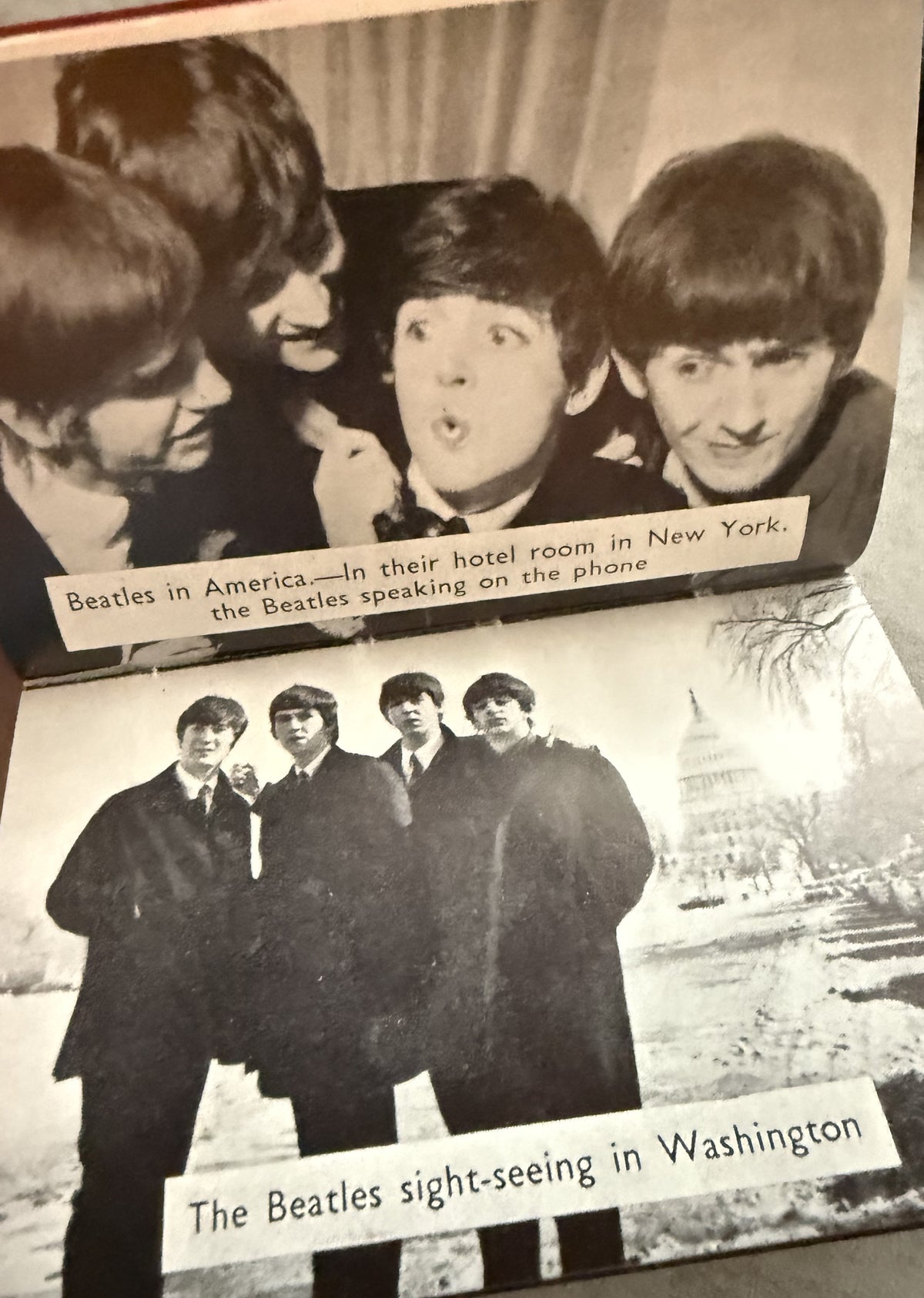 Beatles Memorabilia/collectors items: 1960s postcards, 1965 diary, poster book, reproduction postcards