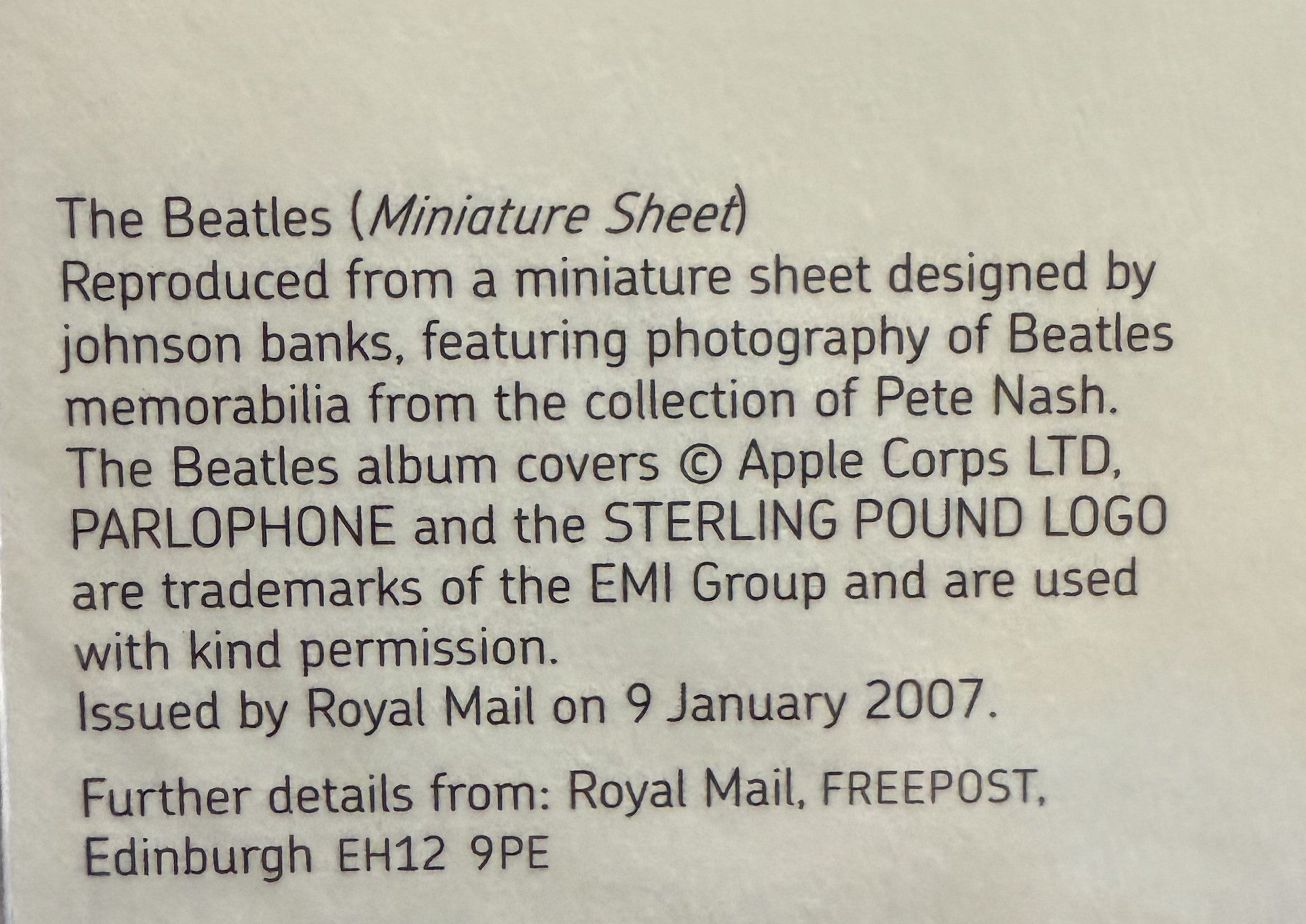 Beatles Memorabilia/collectors items: 1960s postcards, 1965 diary, poster book, reproduction postcards