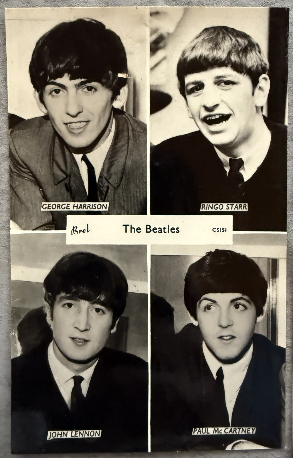 Beatles Memorabilia/collectors items: 1960s postcards, 1965 diary, poster book, reproduction postcards