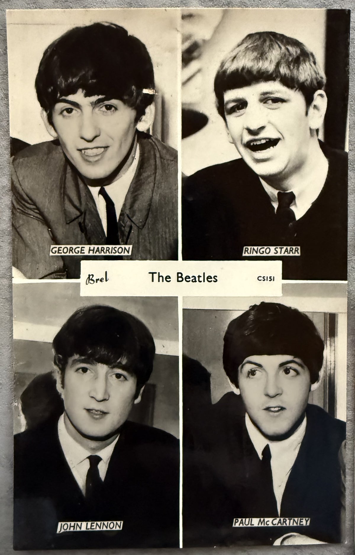 Beatles Memorabilia/collectors items: 1960s postcards, 1965 diary, poster book, reproduction postcards