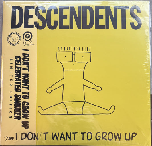 ONLY 300 copies! Descendents -I Don't Want to Grow Up-Sealed/NM w obi & hand #'d