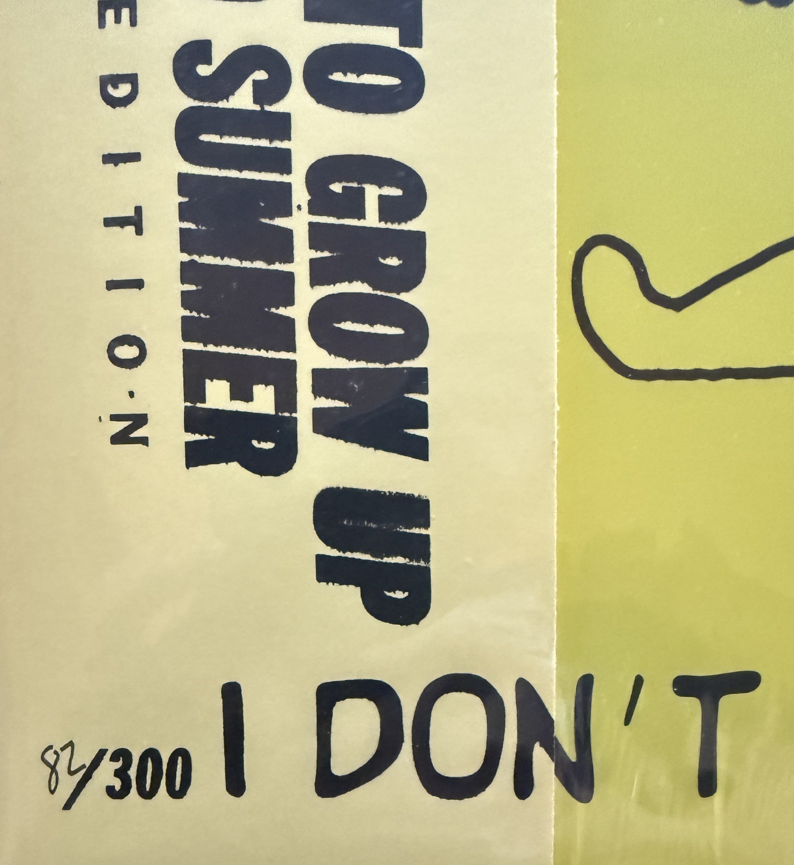 ONLY 300 copies! Descendents -I Don't Want to Grow Up-Sealed/NM w obi & hand #'d