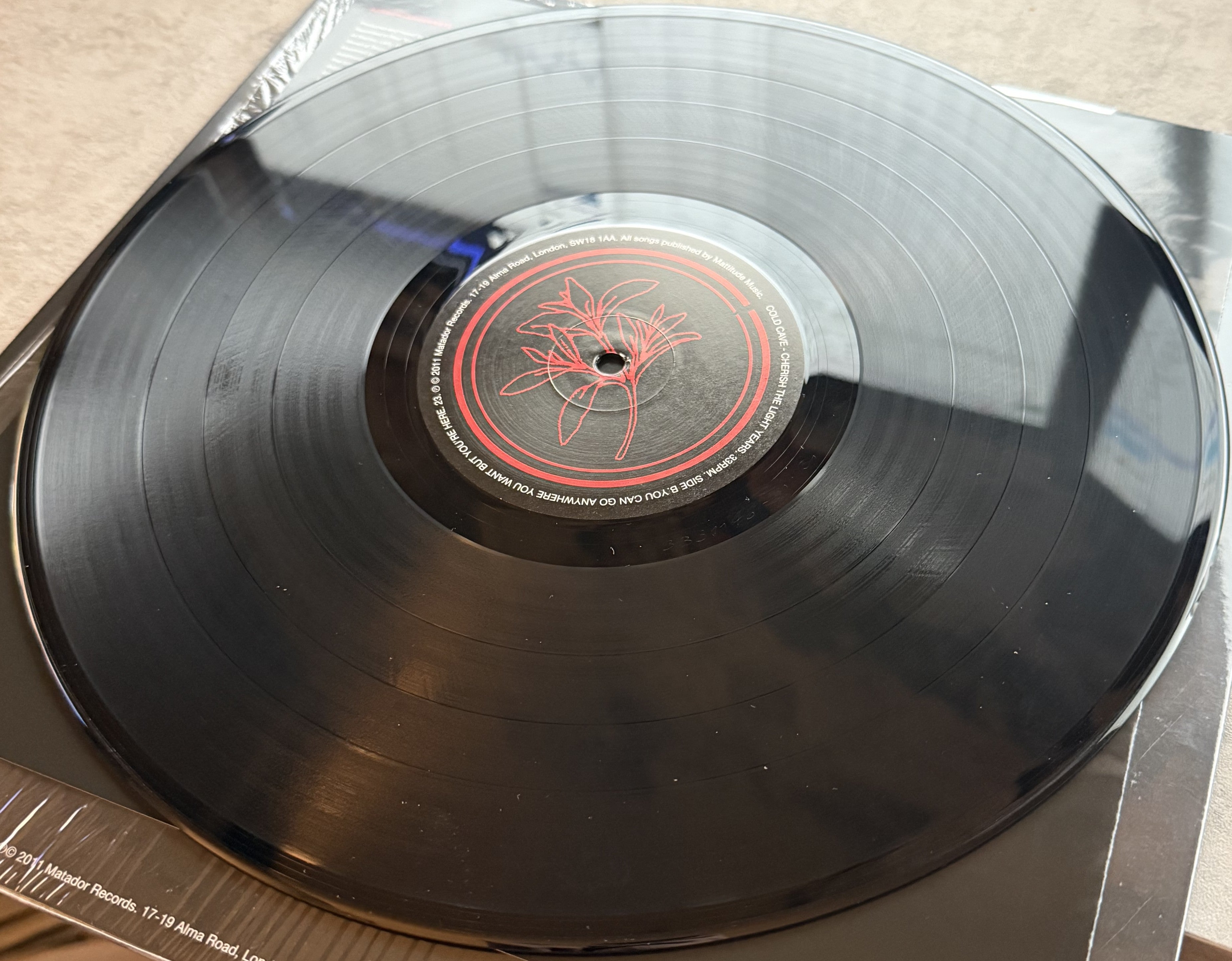 Cold Cave -Cherish the Light Years -2011 EU import 180g vinyl VG+/VG+
