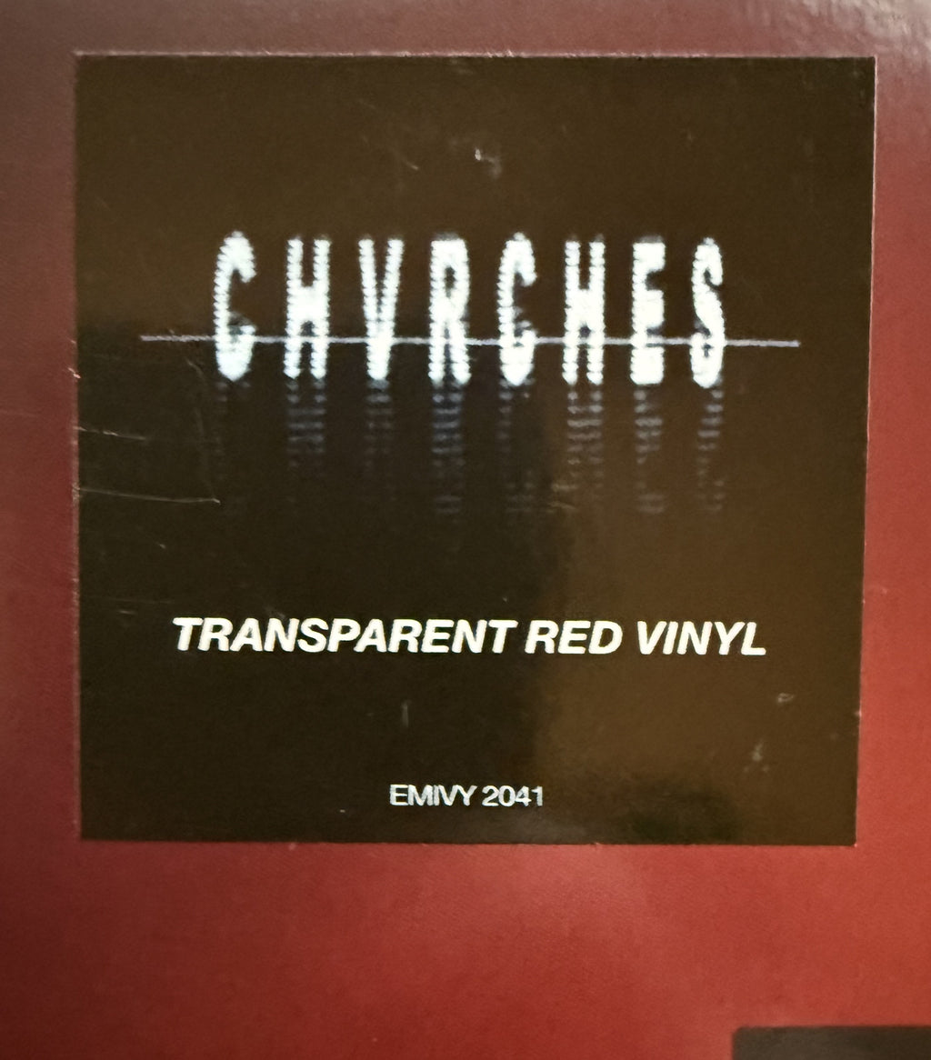 Chvrches -Screen Violence -2021 UK first press on red transparent vinyl, VG+/VG+
