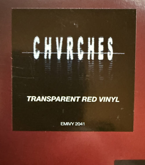 Chvrches -Screen Violence -2021 UK first press on red transparent vinyl, VG+/VG+