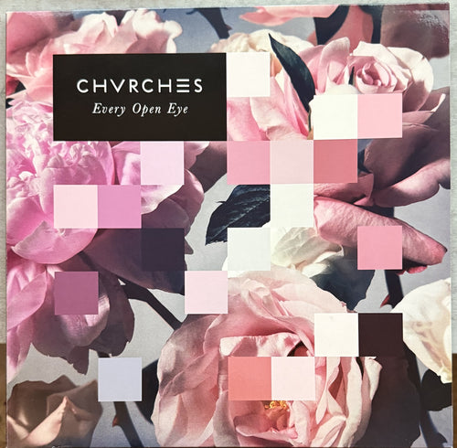 Chvrches -Every Open Eye -2015 1st press UK/EU import, white 180g vinyl, VG+/VG+