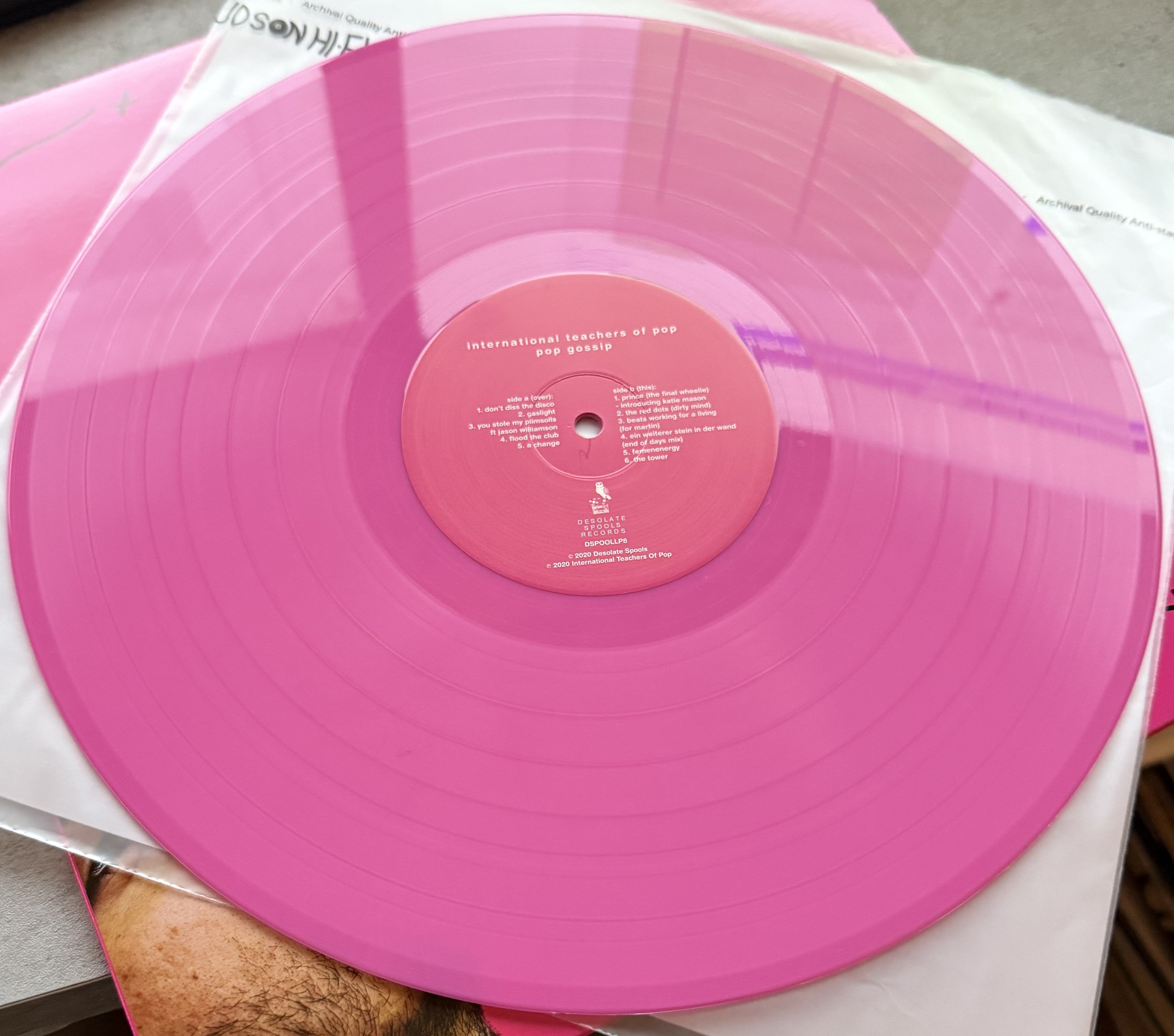 Int'l Teachers of Pop -Pop Gossip -1st press 2020 UK, ltd edition SIGNED VG+/VG+