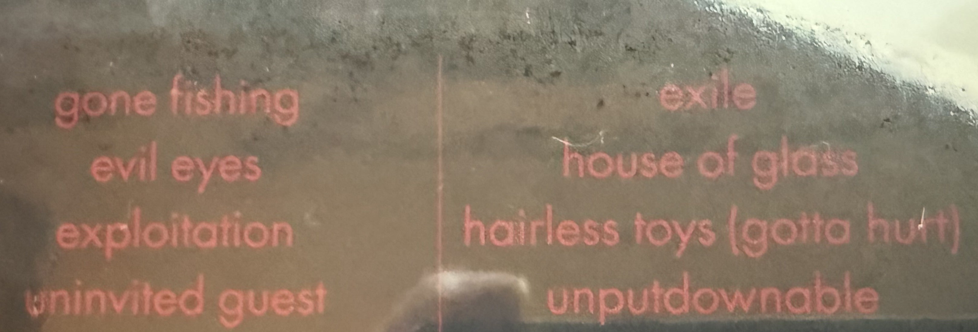 Roisin Murphy -Hairless Toys 1st press, 2015 EU import 180g vinyl VG++